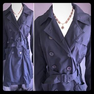 Classy Quality Raincoat~The Limited~Navy M